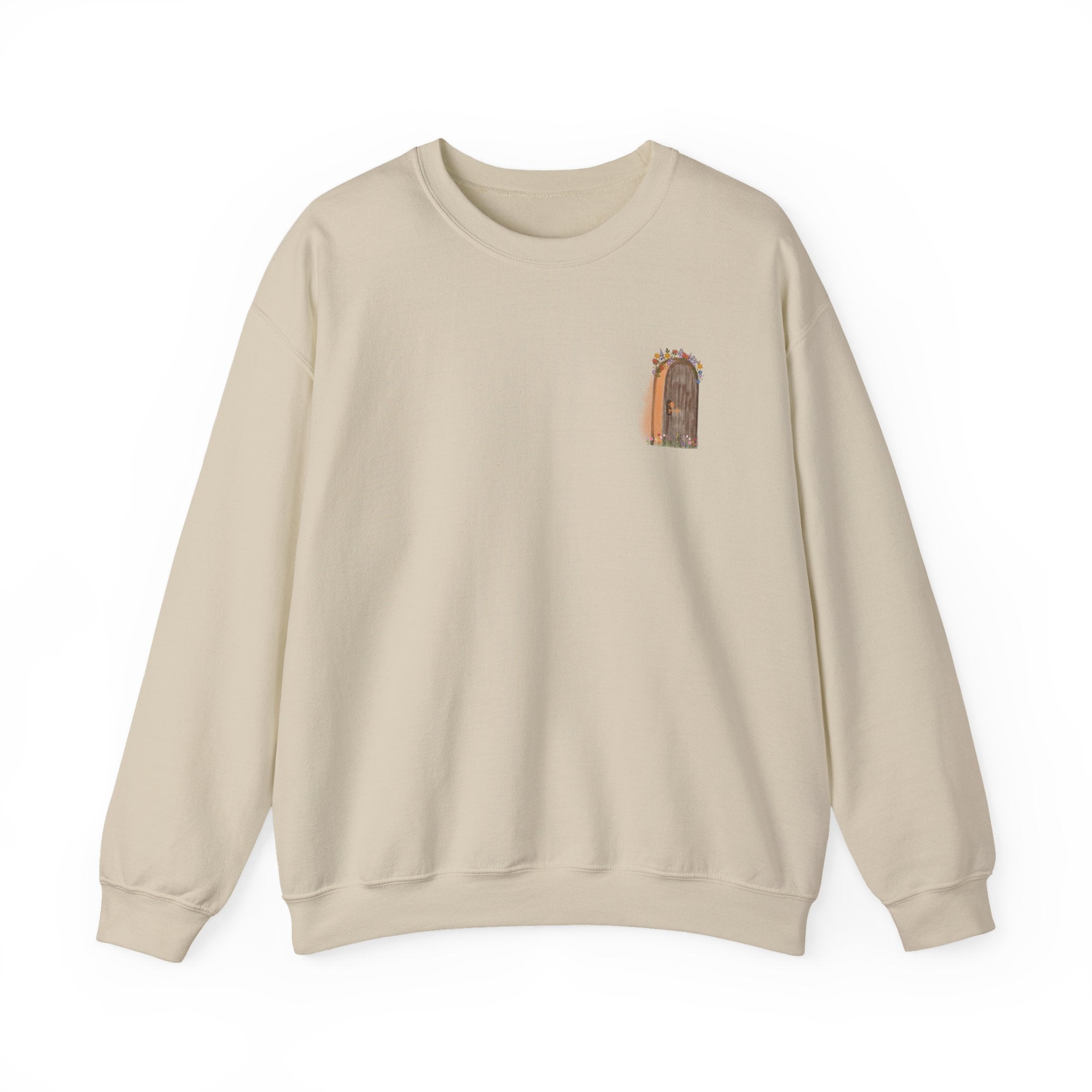 ASK SEEK KNOCK UNISEX SWEATSHIRT