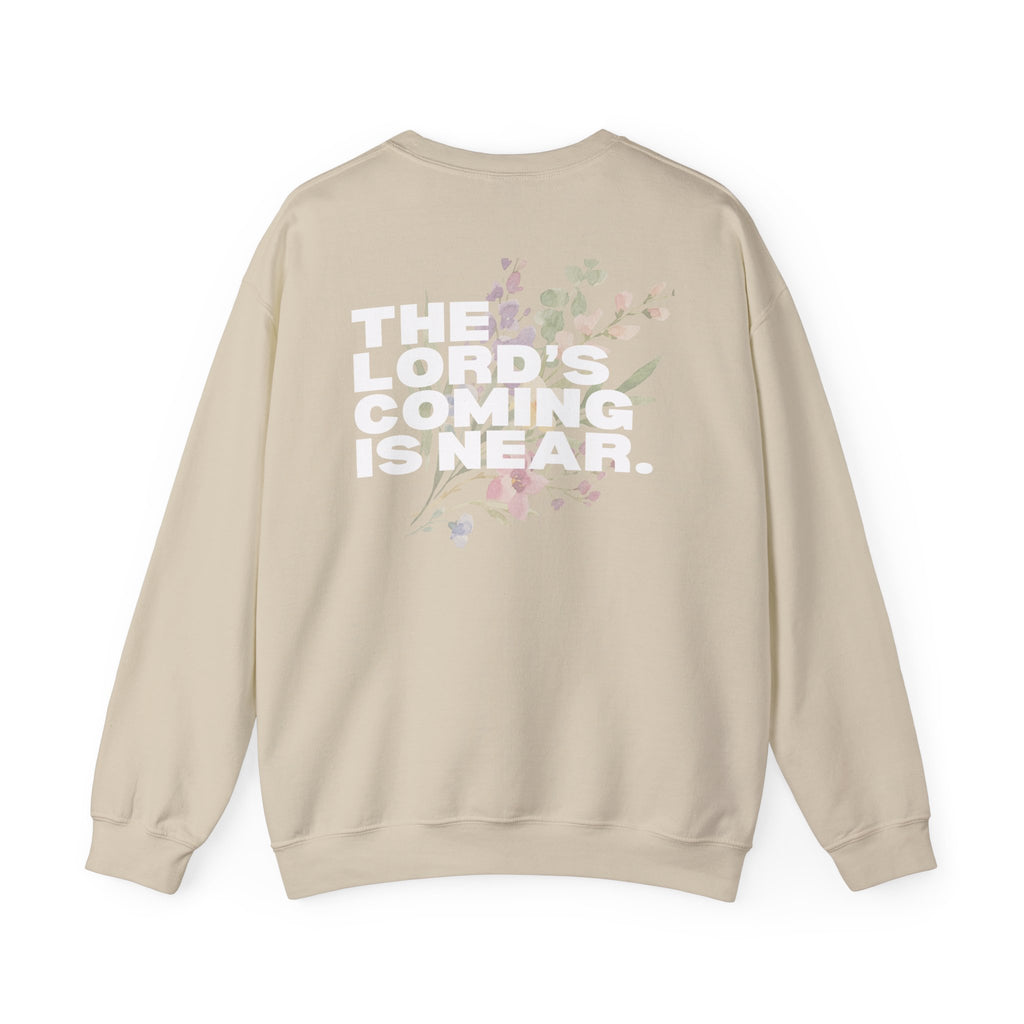 JAMES 5:8 FLORAL UNISEX SWEATSHIRT