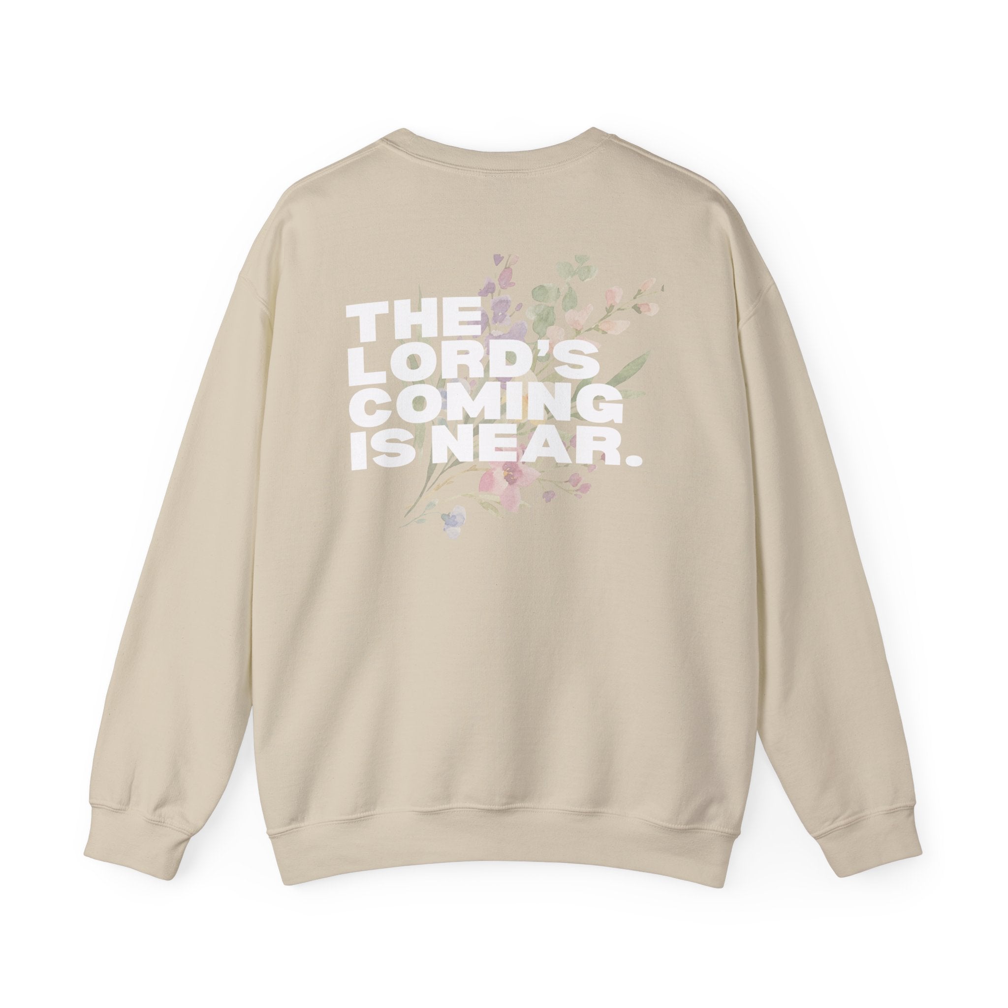 JAMES 5:8 FLORAL UNISEX SWEATSHIRT