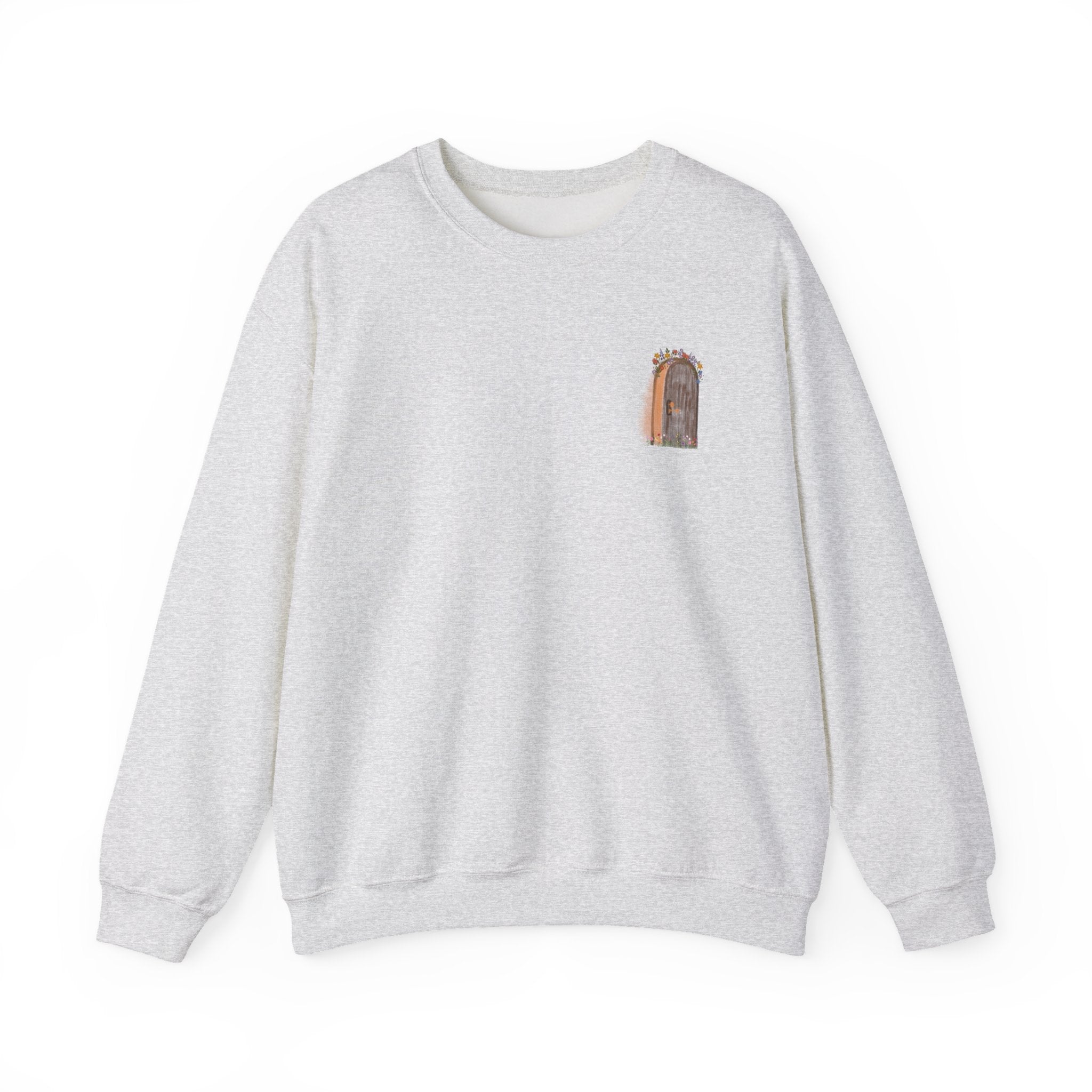 ASK SEEK KNOCK UNISEX SWEATSHIRT