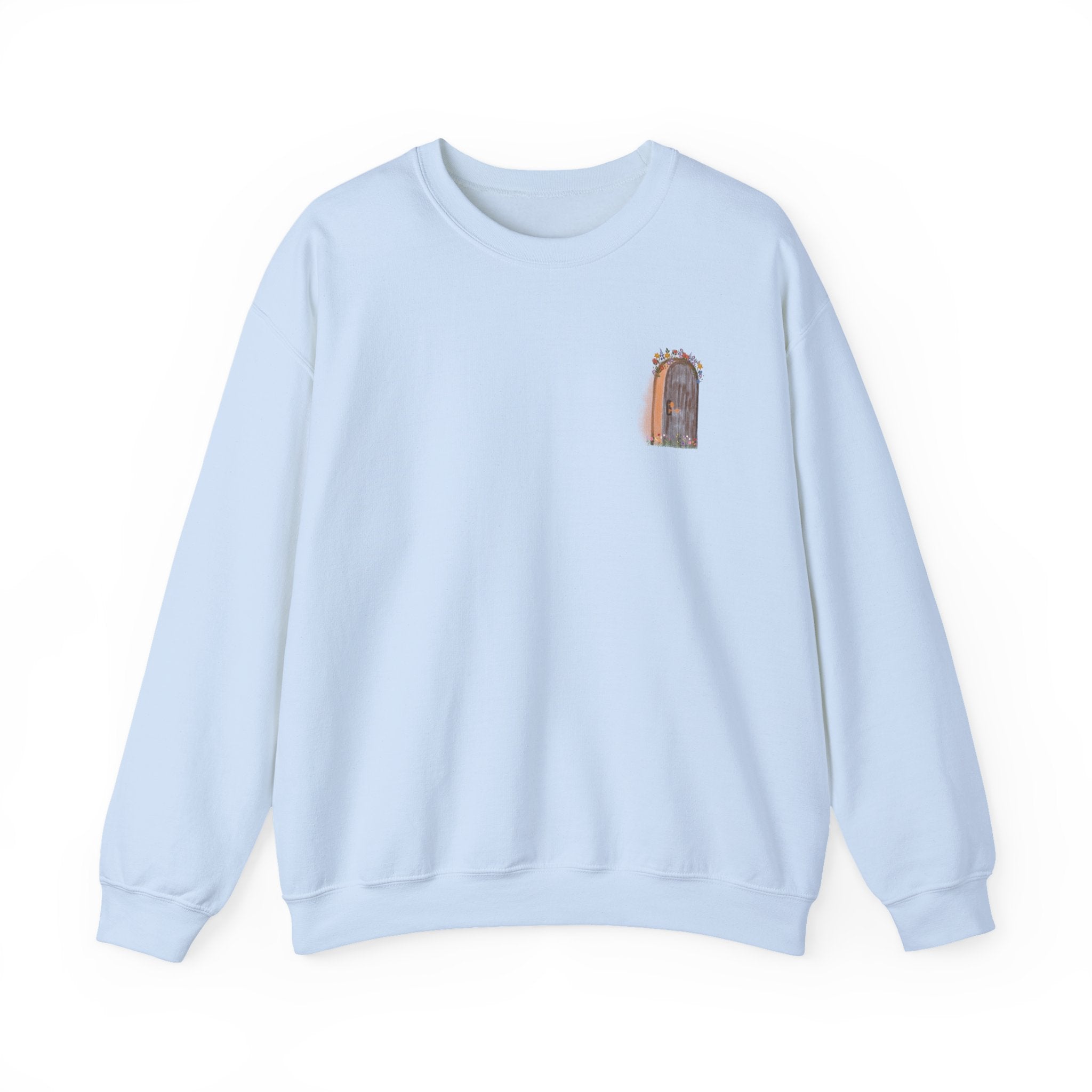 ASK SEEK KNOCK UNISEX SWEATSHIRT