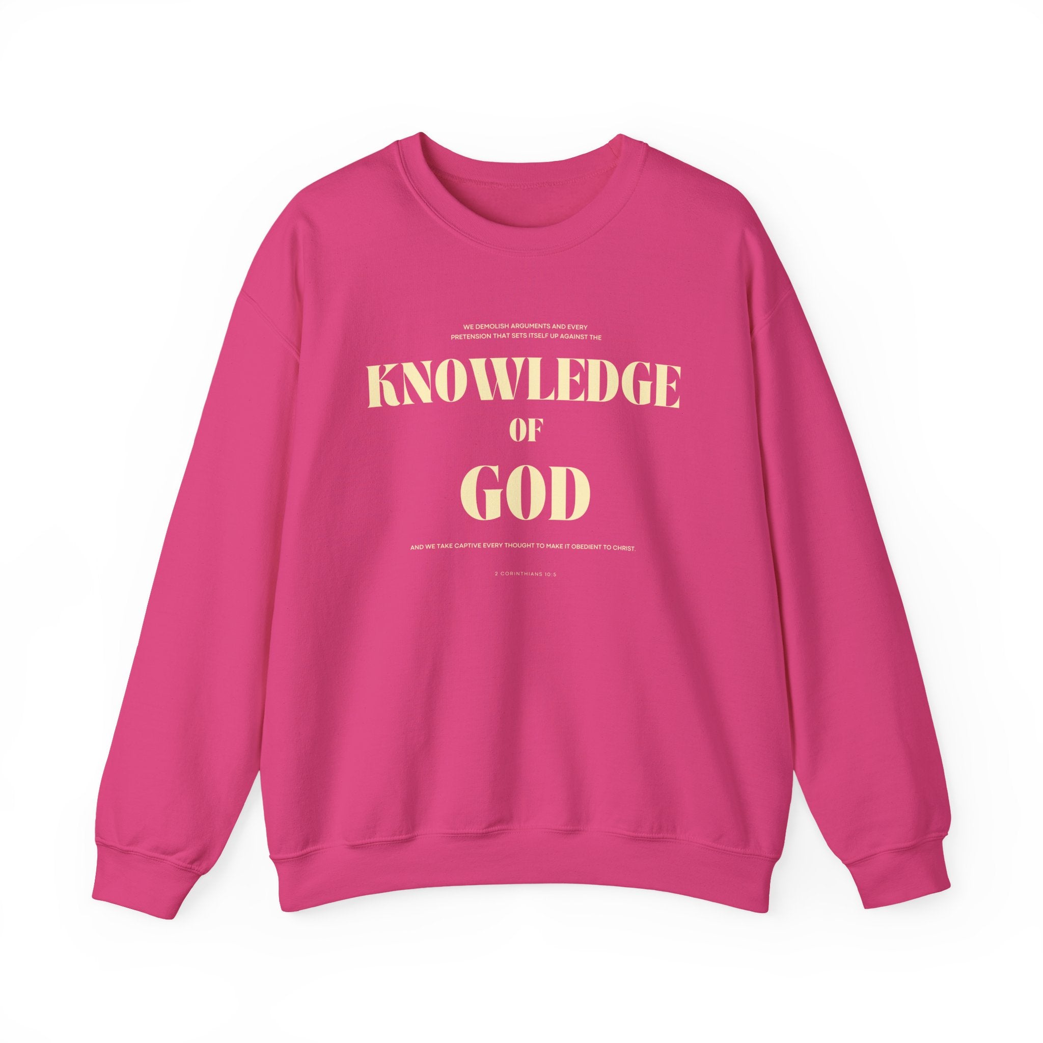 2 CORINTHIANS 10:5 UNISEX SWEATSHIRT