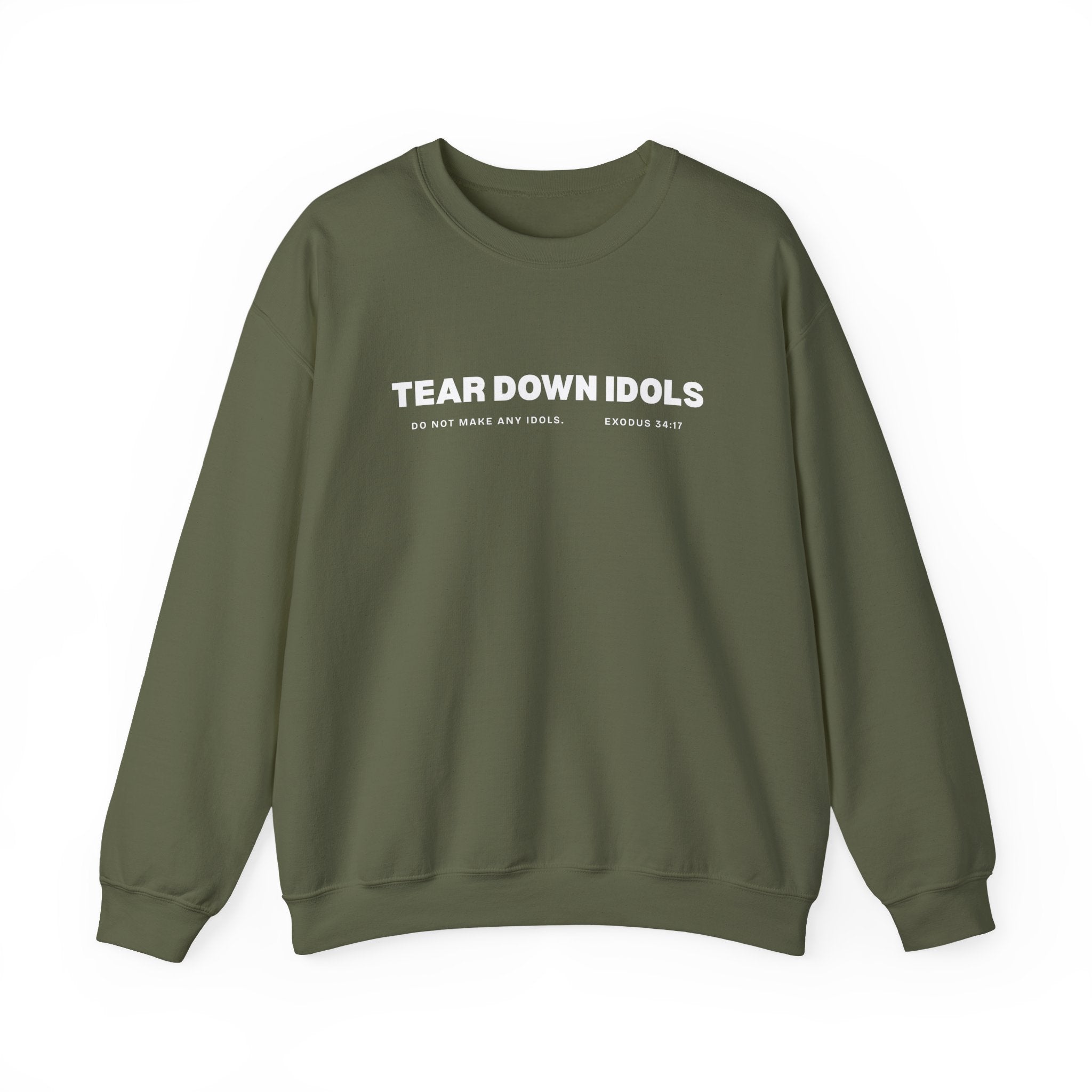 TEAR DOWN IDOLS UNISEX SWEATSHIRT