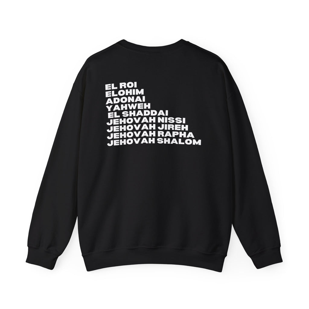 NAMES OF GOD UNISEX SWEATSHIRT
