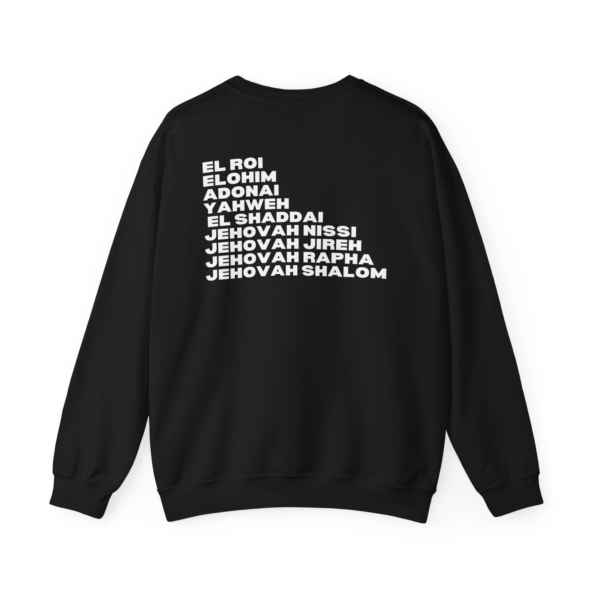 NAMES OF GOD UNISEX SWEATSHIRT