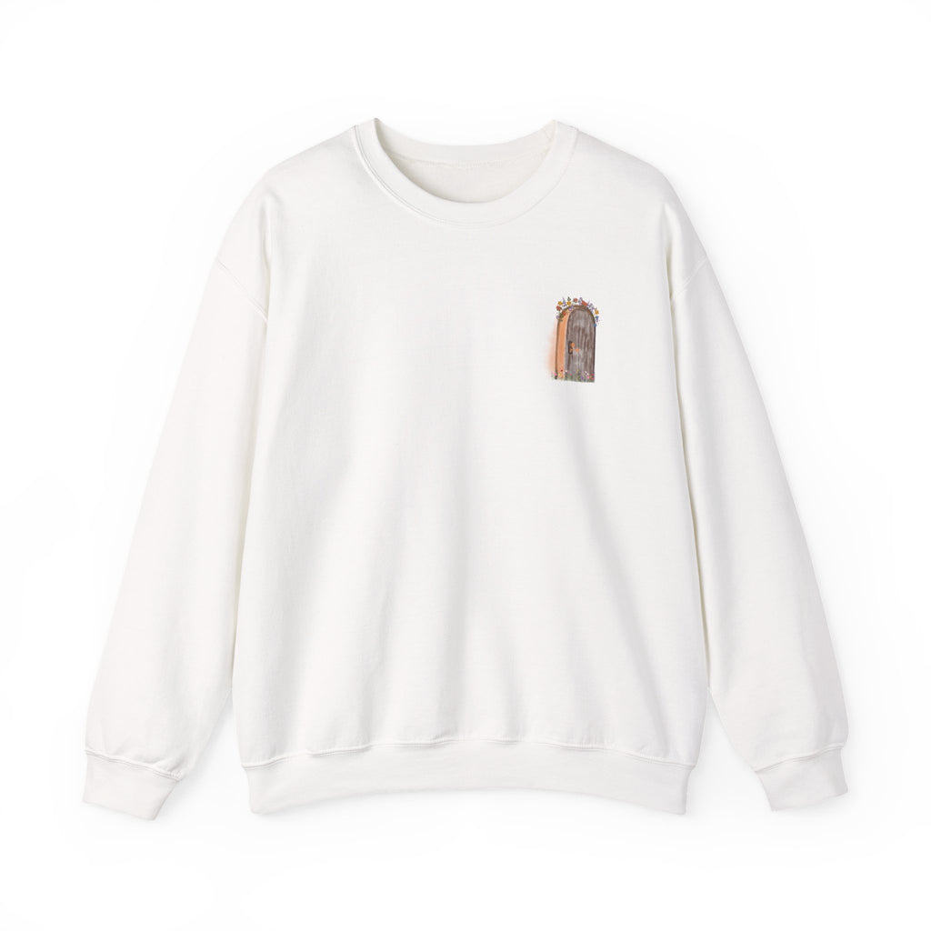 ASK SEEK KNOCK UNISEX SWEATSHIRT