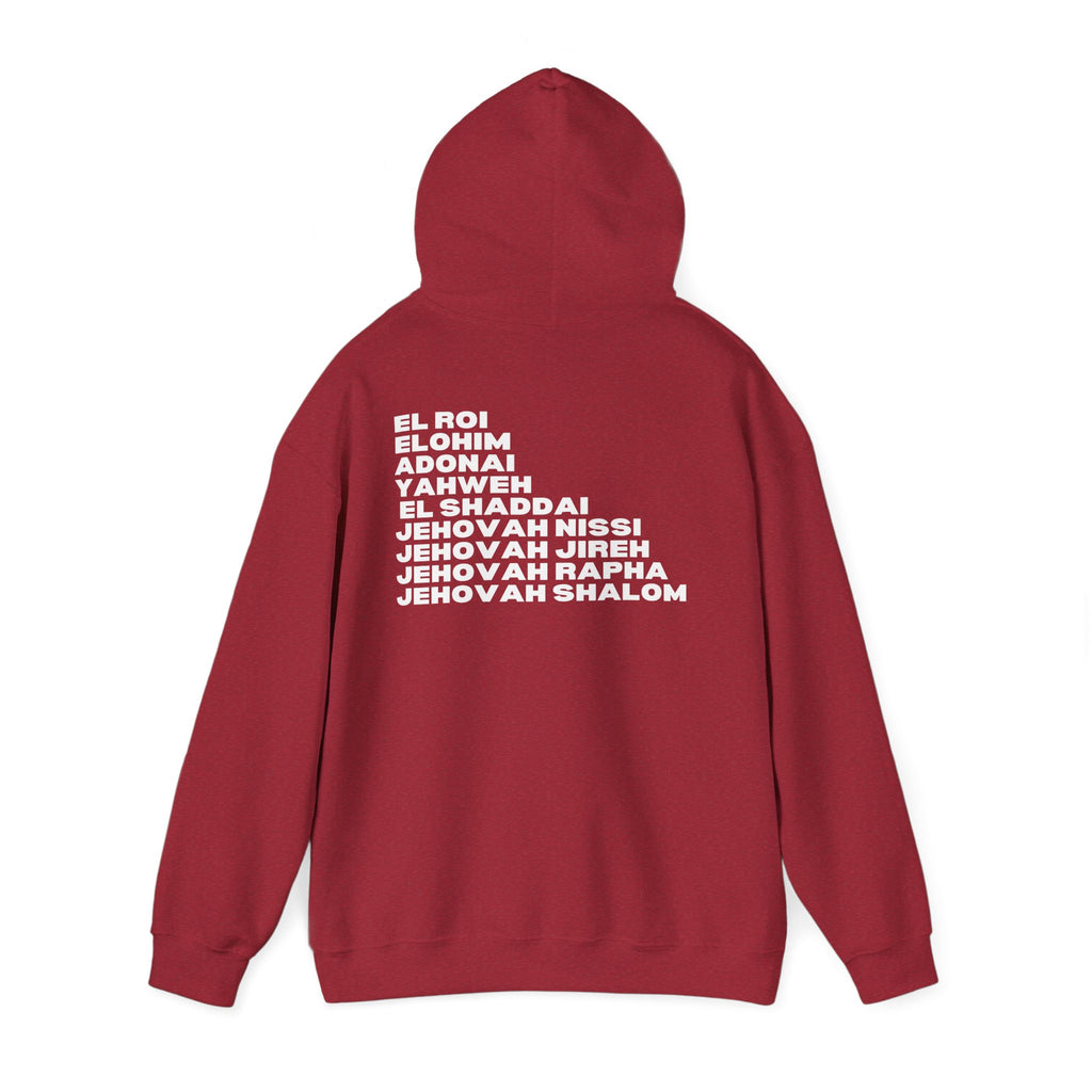 NAMES OF GOD UNISEX HOODIE