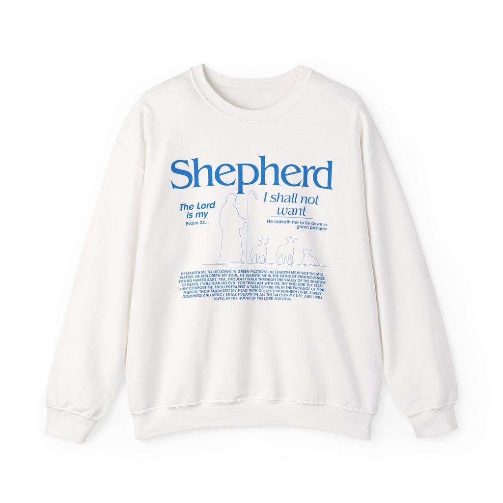 PSALM 23 BLUE UNISEX SWEATSHIRT