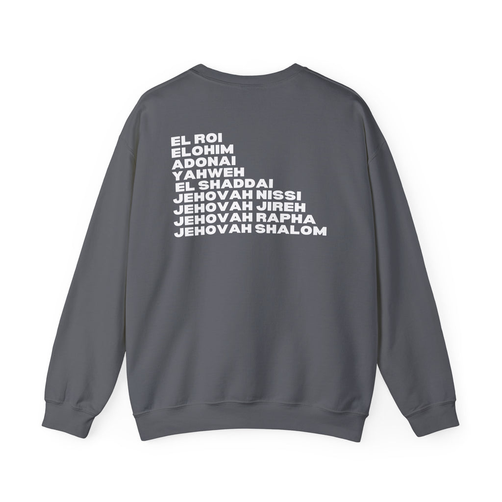 NAMES OF GOD UNISEX SWEATSHIRT