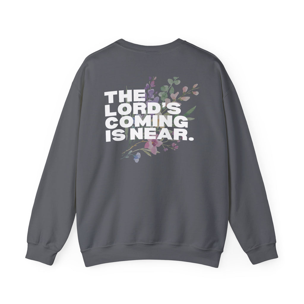 JAMES 5:8 FLORAL UNISEX SWEATSHIRT