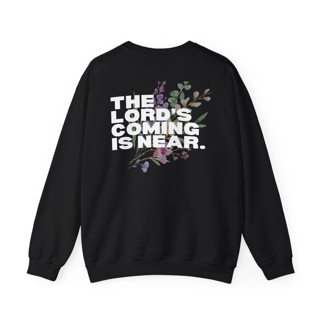 JAMES 5:8 FLORAL UNISEX SWEATSHIRT