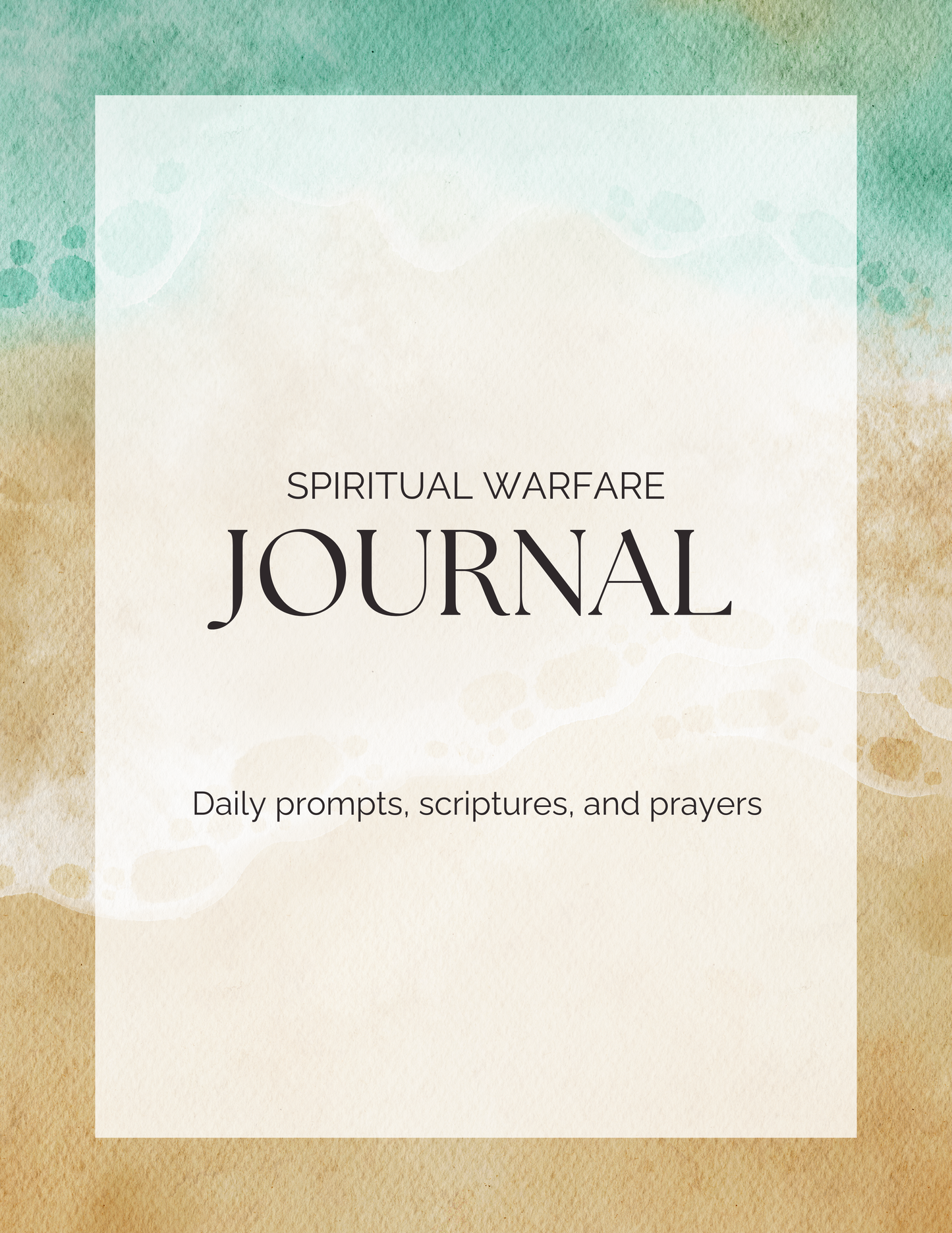 30-Day Spiritual Warfare Journal (Digital Journal)